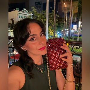 Handmade beaded purse